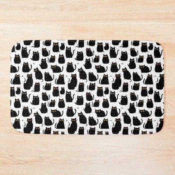 Item preview, Cute black weird kitties designed and sold by filigreedigital.