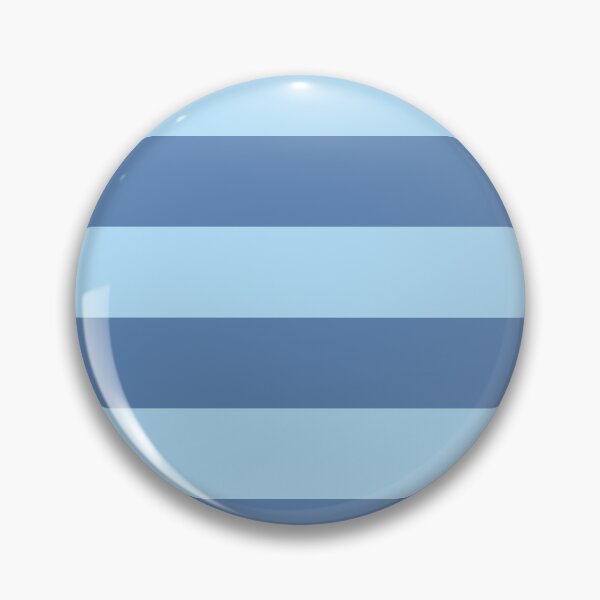 Item preview, Baby Blue and Pacific Blue Wide Horizontal Stripes designed and sold by Feeling Artsy.