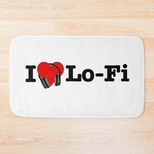 Item preview, Lo-Fi, I Heart Lofi I Love Lofi Music - Heart & Headphones designed and sold by LagomCreative.