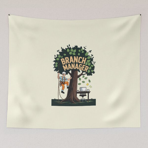 Item preview, funny branch manager arborist shirt designed and sold by Maverick Spirit.