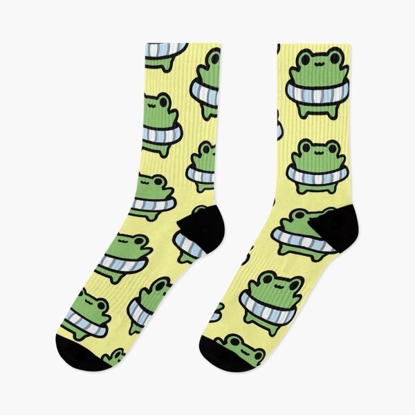 Item preview, Yellow Floatie Frog – Ready for Summer! designed and sold by Heavenly-Cloudz.