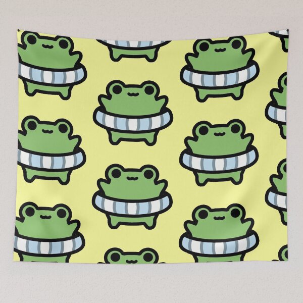Item preview, Yellow Floatie Frog – Ready for Summer! designed and sold by Heavenly-Cloudz.