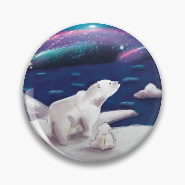 Item preview, Polar Bear aurora borealis designed and sold by GeorgiaAT-store.