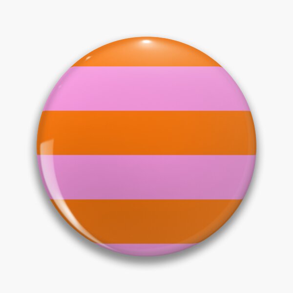 Item preview, Pink and Orange Tropical Wide Horizontal Stripes designed and sold by Feeling Artsy.