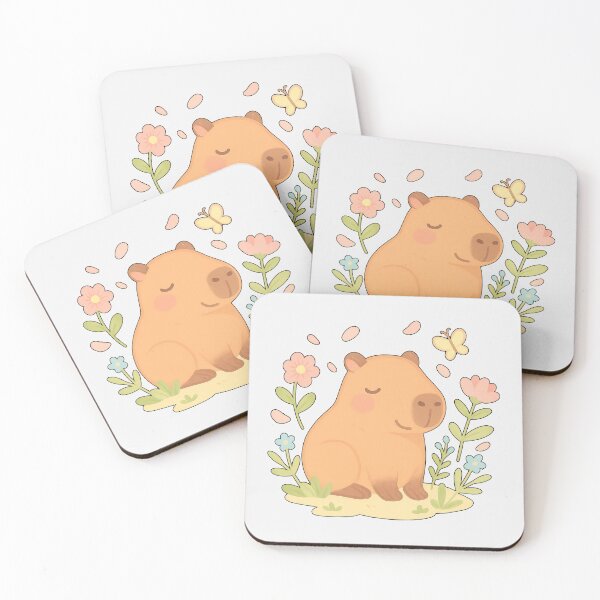 Item preview, Pastel Capybara in a Whimsical Garden designed and sold by Samuel	 Collings.