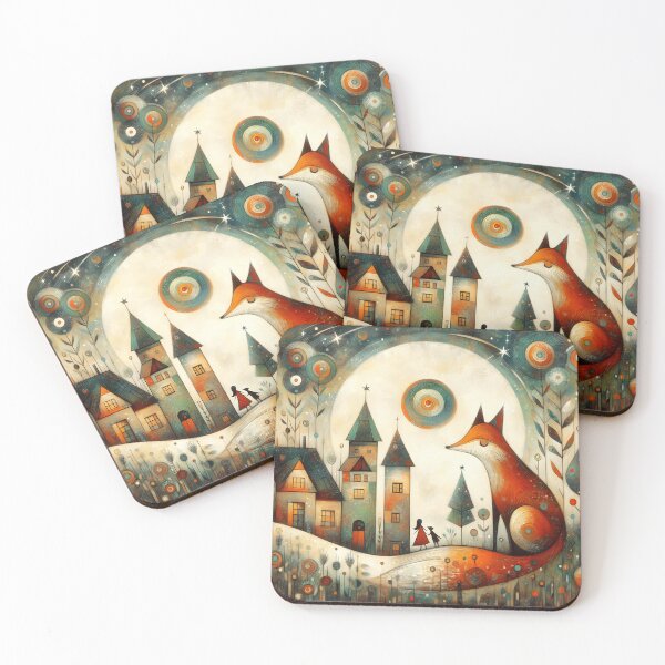 Item preview, The Fox in Town, Ai Generated Art  designed and sold by ACC .