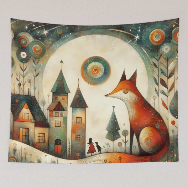 Item preview, The Fox in Town, Ai Generated Art  designed and sold by ACC .