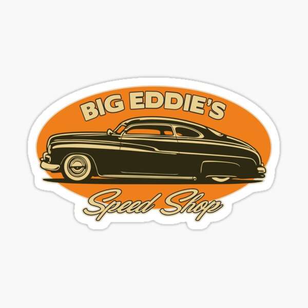 Artikel-Vorschau von Big Eddies Speed Shop Mercury, designt und verkauft von dpi-print.