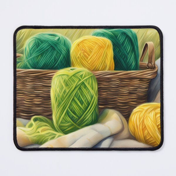 Item preview, Yarn Basket on Meadow designed and sold by CalmnessbyChoice.