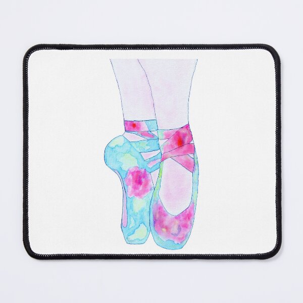 Item preview, Ballet Pointe Shoes Watercolor designed and sold by creativebeeshop.