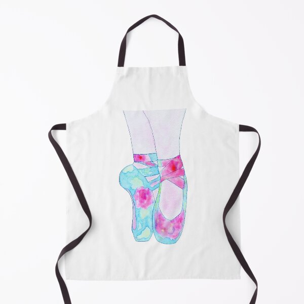 Item preview, Ballet Pointe Shoes Watercolor designed and sold by creativebeeshop.