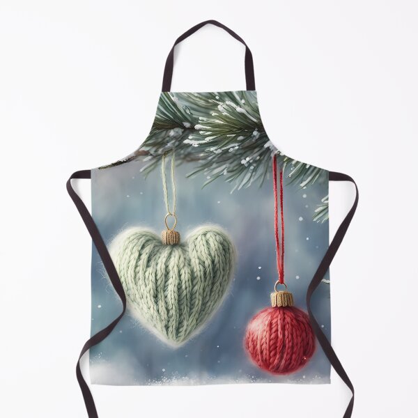 Item preview, Heart Baubles in Snowy Tree designed and sold by CalmnessbyChoice.