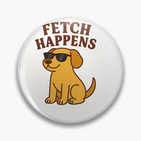 Item preview, Fetch Happens – Cool Dog Cartoon with Sunglasses designed and sold by FailFWD.