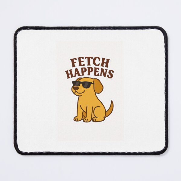 Item preview, Fetch Happens – Cool Dog Cartoon with Sunglasses designed and sold by FailFWD.