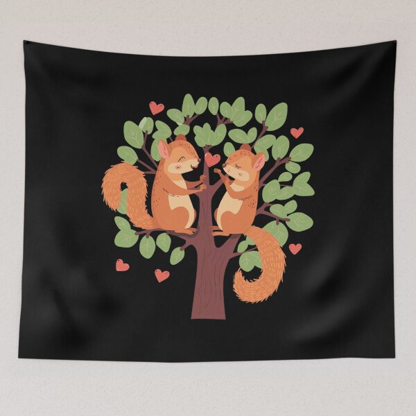 Item preview, Squirrel Sweethearts: Love Up High designed and sold by NatureStyle555.