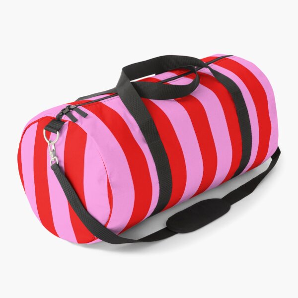 Item preview, Pink and Red Tropical Wide Vertical Stripes designed and sold by Feeling Artsy.