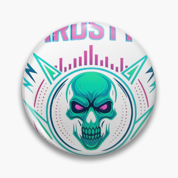 Item preview, Hardstyle Neon Skull designed and sold by DasSelbstgemachte.