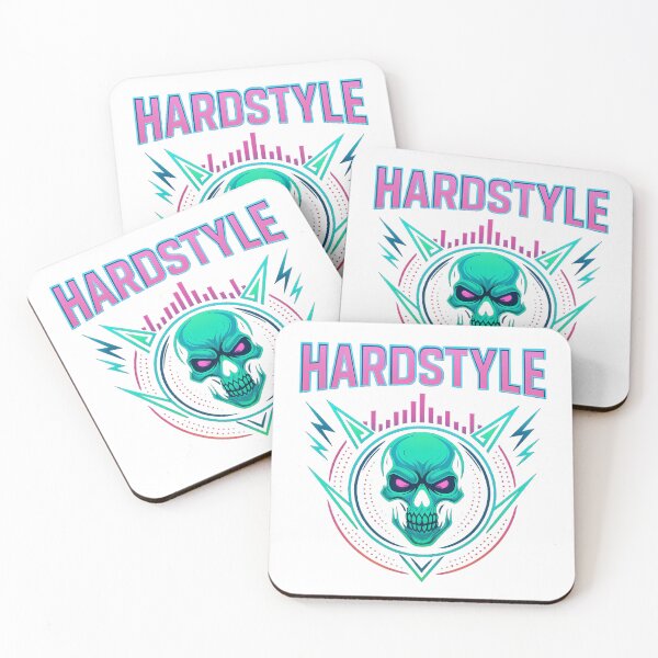 Item preview, Hardstyle Neon Skull designed and sold by DasSelbstgemachte.