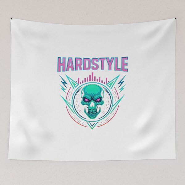 Item preview, Hardstyle Neon Skull designed and sold by DasSelbstgemachte.