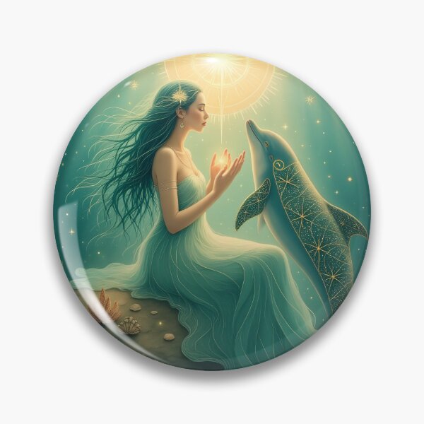 Item preview, The Maiden and the Dolphin of Light designed and sold by 	aluzia.design.
