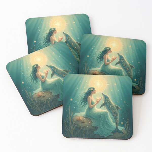 Item preview, The Maiden and the Dolphin of Light designed and sold by 	aluzia.design.