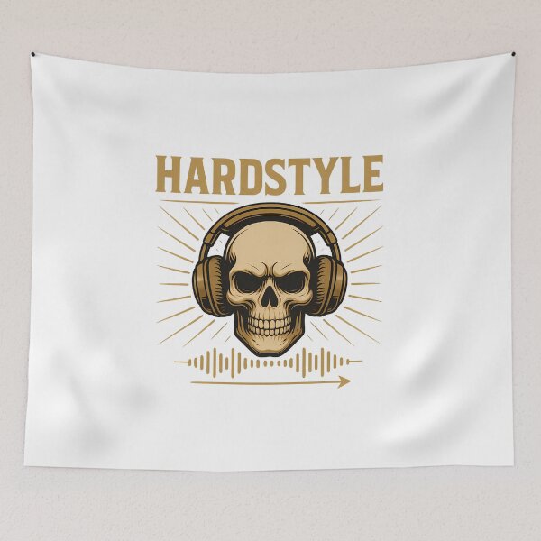 Item preview, Hardstyle skull headphones designed and sold by DasSelbstgemachte.