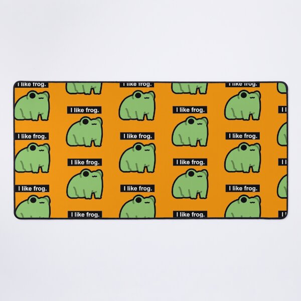 Item preview, Orange I Like Frog – Minimalist Frog Meme designed and sold by Heavenly-Cloudz.