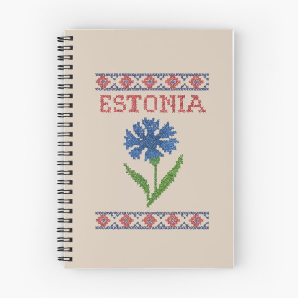 Item preview, Estonia Cornflower – Folk Embroidery National Flower Design designed and sold by Planthem.