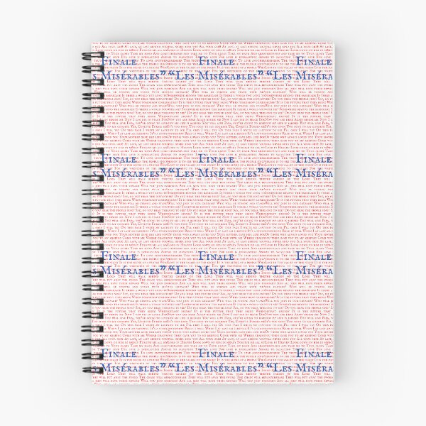 Item preview, Les Miserable Lyrics designed and sold by broadwaygirl142.