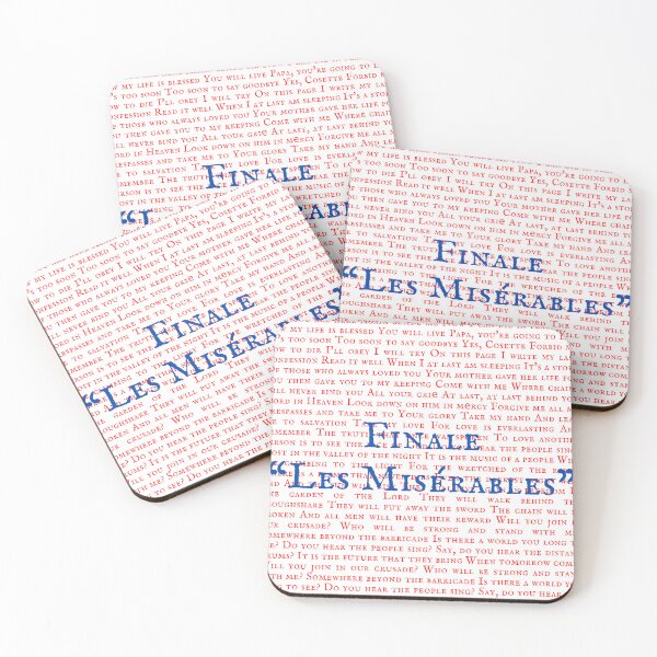 Item preview, Les Miserable Lyrics designed and sold by broadwaygirl142.