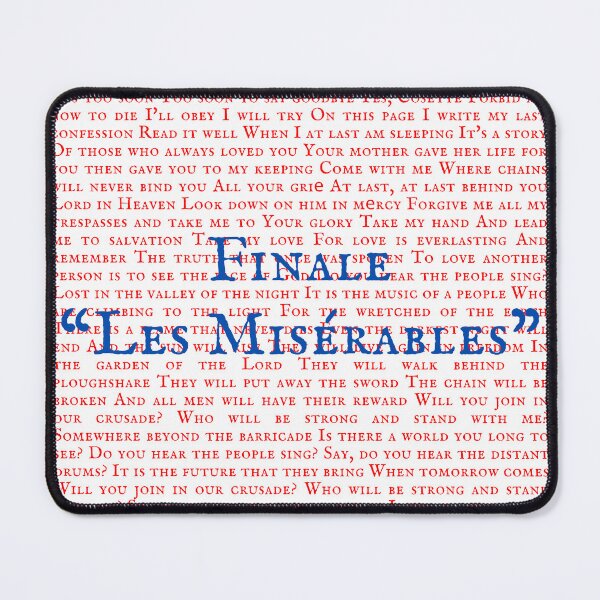 Item preview, Les Miserable Lyrics designed and sold by broadwaygirl142.
