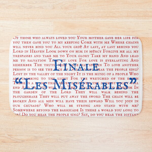 Item preview, Les Miserable Lyrics designed and sold by broadwaygirl142.