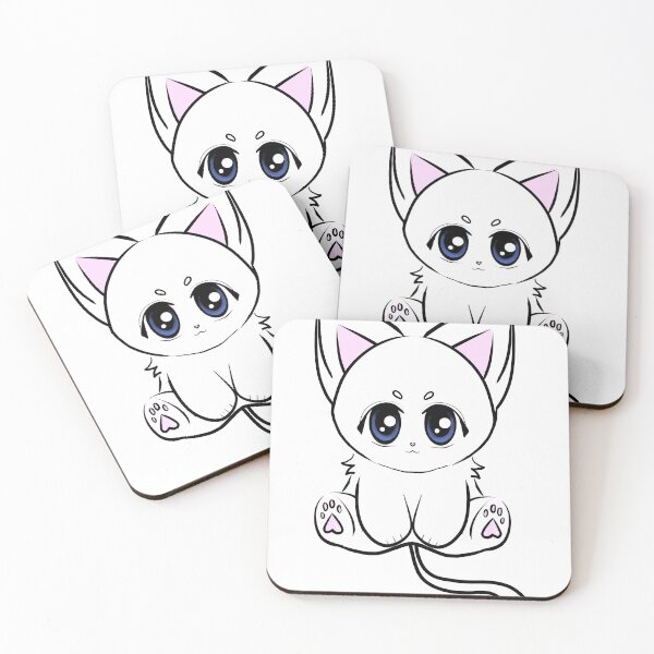 Item preview, Cute White Cat designed and sold by Sara-H-2005.