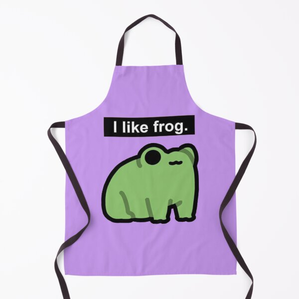 Item preview, PurpleI Like Frog – Minimalist Frog Meme designed and sold by Heavenly-Cloudz.