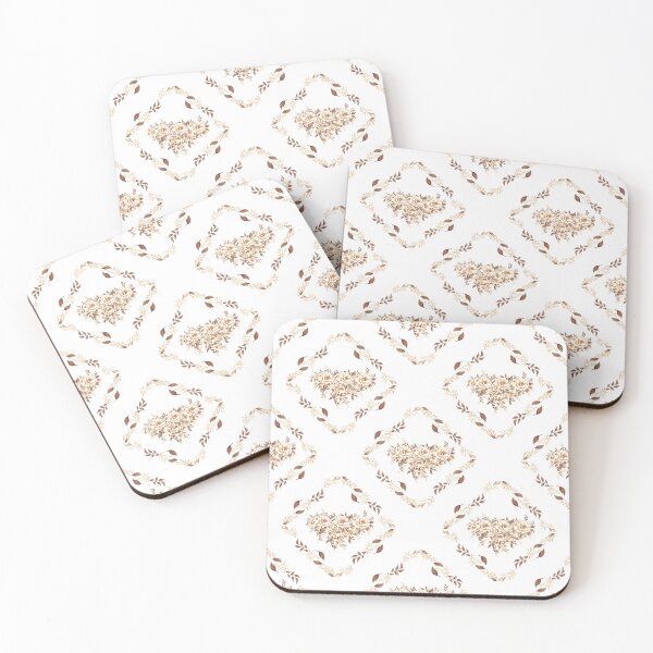 Item preview, Seamless Floral Pattern with Gold Leaves designed and sold by НаташаЧетвер.