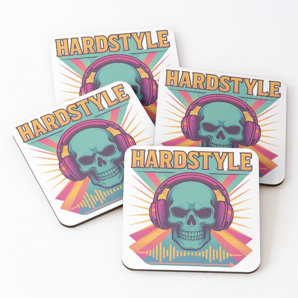 Item preview, Hardstyle skull with headphones designed and sold by DasSelbstgemachte.
