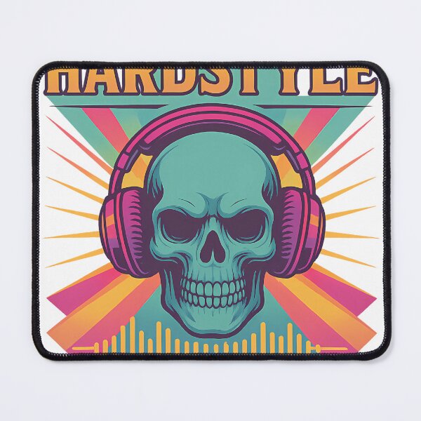 Item preview, Hardstyle skull with headphones designed and sold by DasSelbstgemachte.