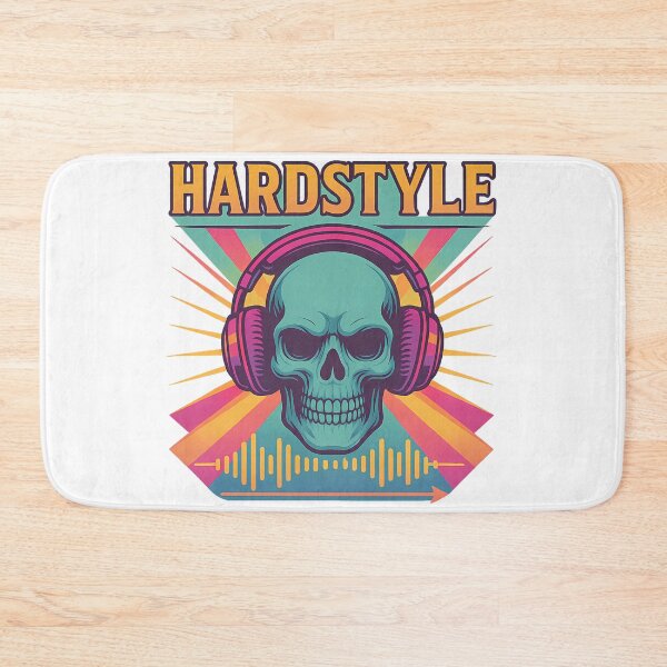 Item preview, Hardstyle skull with headphones designed and sold by DasSelbstgemachte.