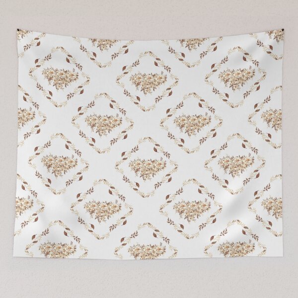 Item preview, Seamless Floral Pattern with Gold Leaves designed and sold by НаташаЧетвер.