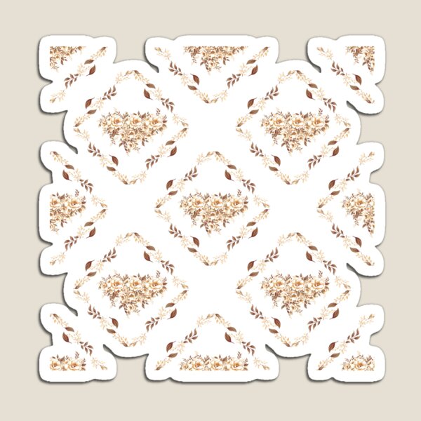 Item preview, Seamless Floral Pattern with Gold Leaves designed and sold by НаташаЧетвер.