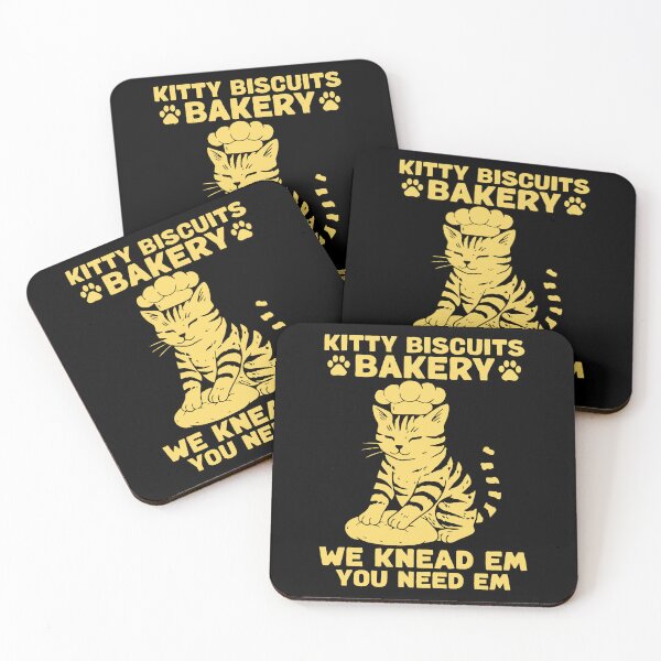 Item preview, kitty biscuits bakery we knead em you need em cat humor designed and sold by teeshop87.