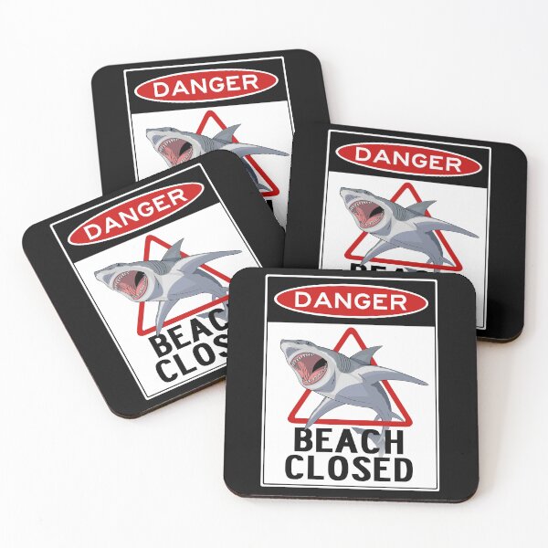 Item preview, Danger! Beach Closed! designed and sold by CFouldsArt.
