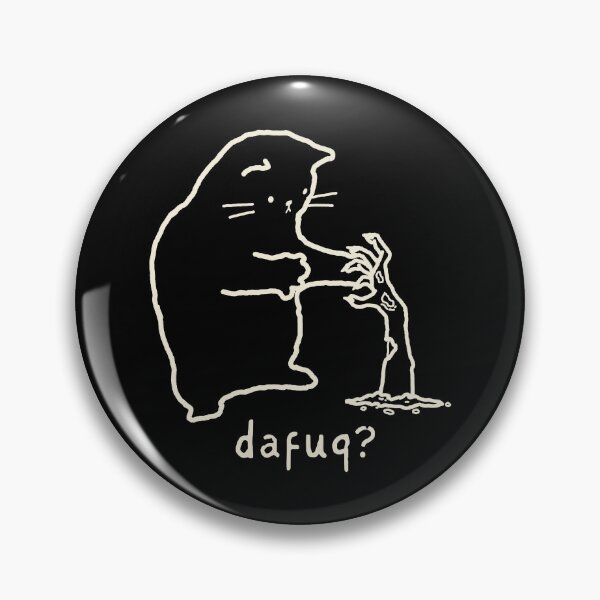 Item preview, Dafuq? Cat and zombie hand  designed and sold by FatBirdie.