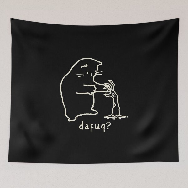 Item preview, Dafuq? Cat and zombie hand  designed and sold by FatBirdie.