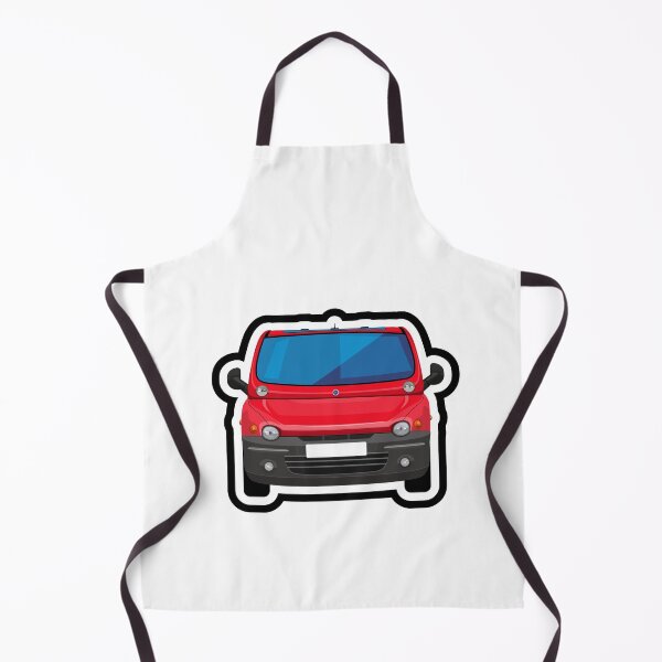 Item preview, Red Fiat Multipla designed and sold by icgraphicdesign.