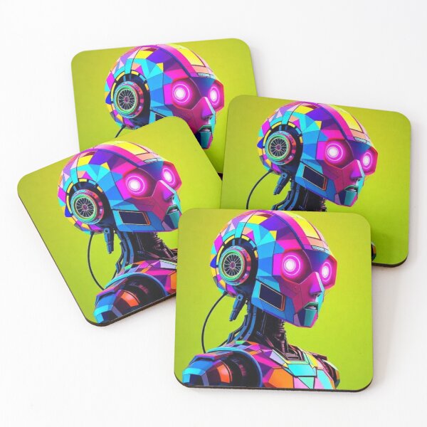 Item preview, Colorful geometric robot  designed and sold by Dogandesighn.