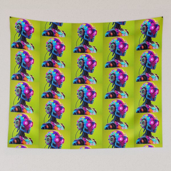 Item preview, Colorful geometric robot  designed and sold by Dogandesighn.