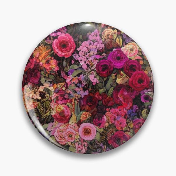 Item preview, Pink and Dark Forest Floral Seamless Pattern designed and sold by TorLaiSeamless.