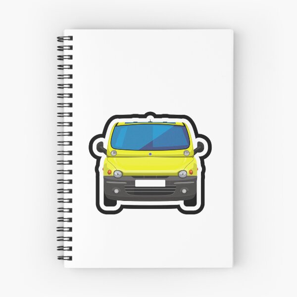 Item preview, Yellow - Lime Fiat Multipla designed and sold by icgraphicdesign.