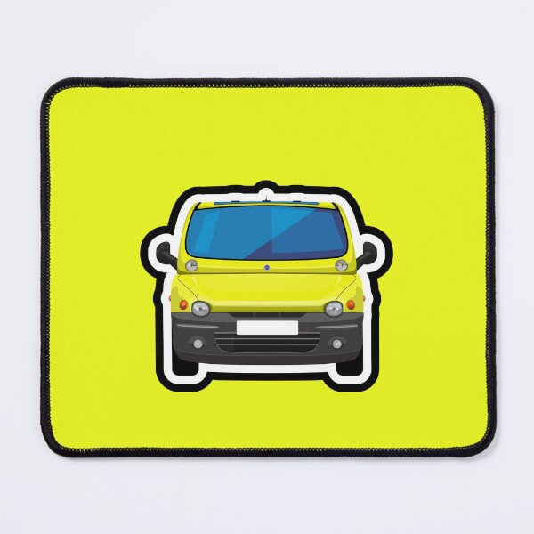 Item preview, Yellow - Lime Fiat Multipla designed and sold by icgraphicdesign.